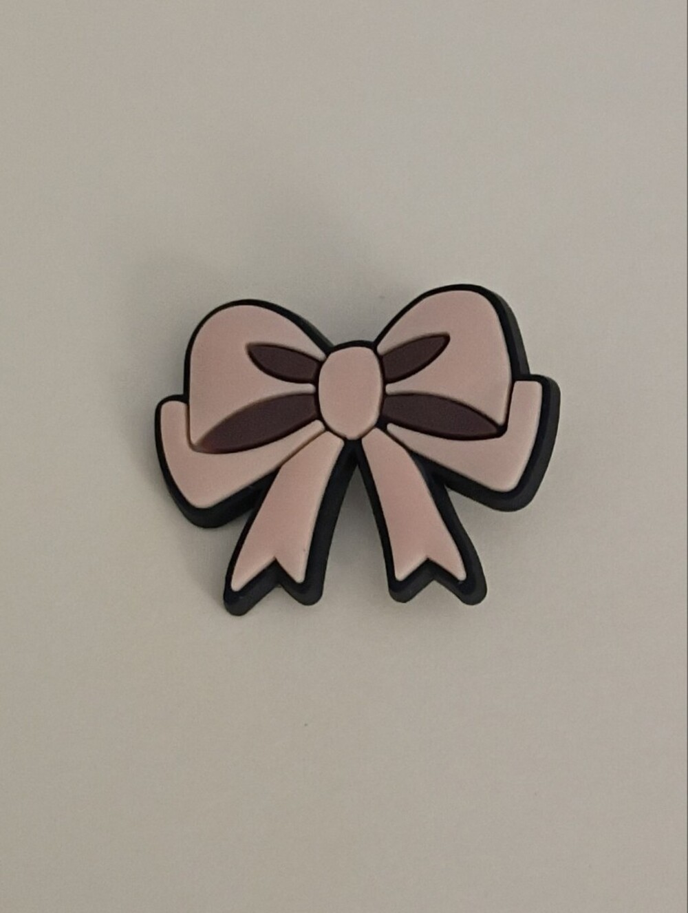 10 for $10 Jibbitz Croc Charm - Bow Tan and Brown Coquette Bow